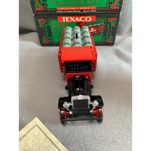 Texaco 1925 Kenworth Stake Truck Barrels Die-Cast Metal Coin Bank Collectors Ser - Picture 4 of 13